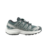 Salomon zapatilla trekking niño XA PRO GRIS lateral exterior