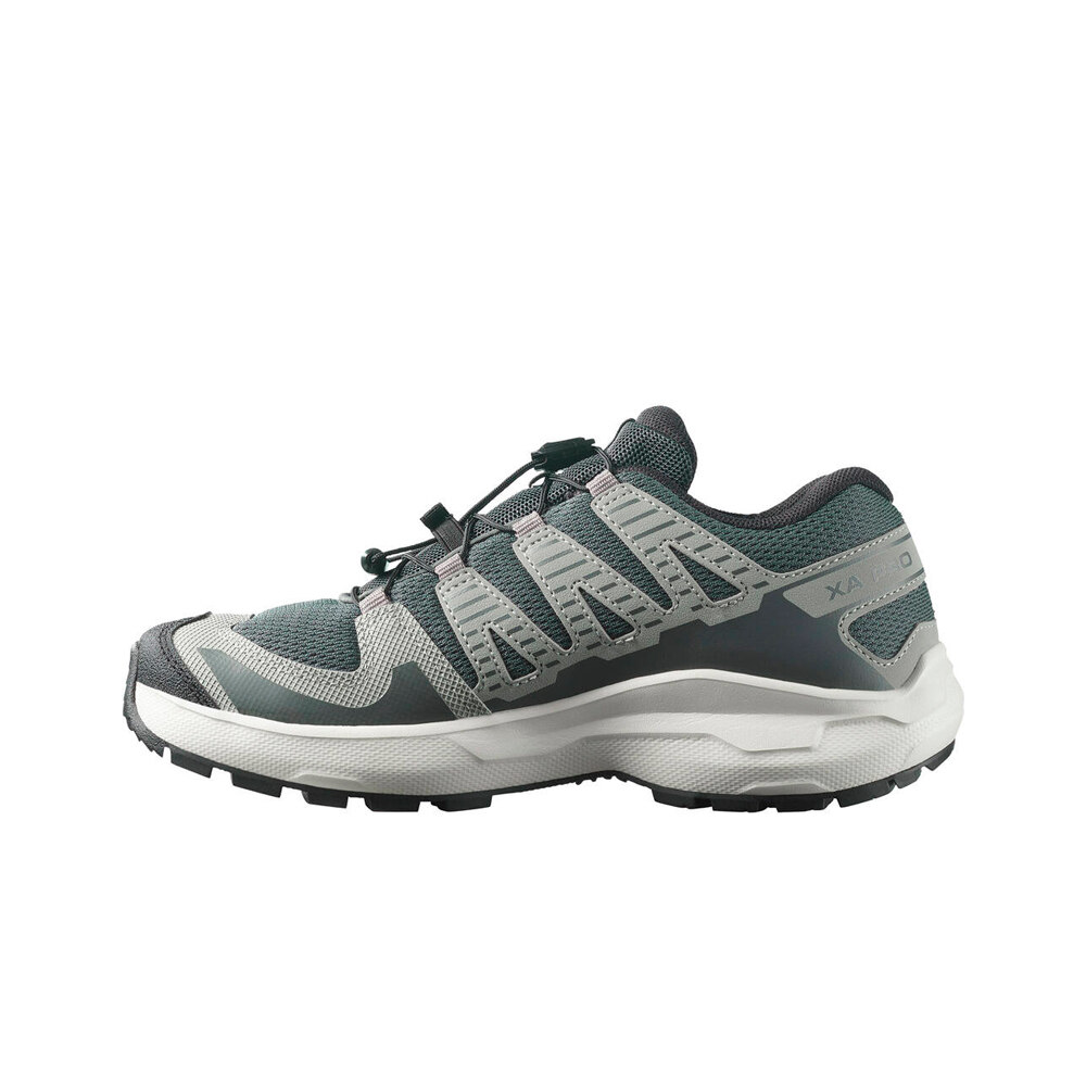 Salomon zapatilla trekking niño XA PRO GRIS puntera