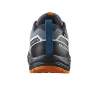 Salomon zapatilla trekking niño XA PRO V8 WATERPROOF GRIS vista trasera