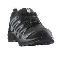 Salomon zapatilla trekking niño XA PRO V8 WATERPROOF NEGRO puntera