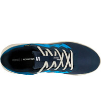 Salomon zapatillas trail hombre ALPHAGLIDE GORE-TEX AZUL vista trasera