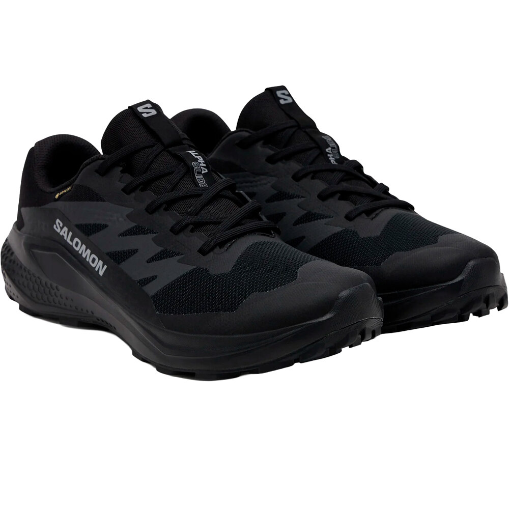 Salomon zapatillas trail hombre ALPHAGLIDE GORE-TEX NEGRO lateral interior