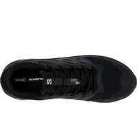 Salomon zapatillas trail hombre ALPHAGLIDE GORE-TEX NEGRO vista trasera