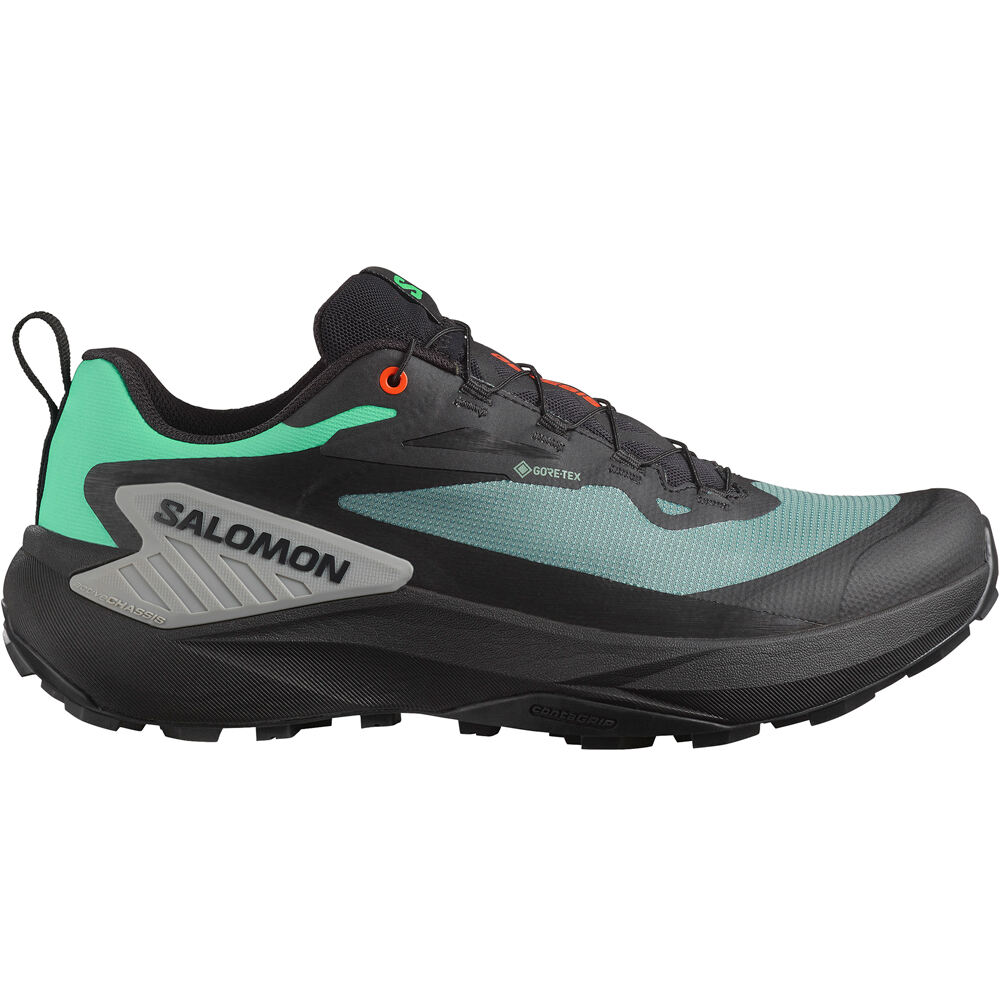 Salomon zapatillas trail hombre GENESIS GORE-TEX NEGRO lateral exterior