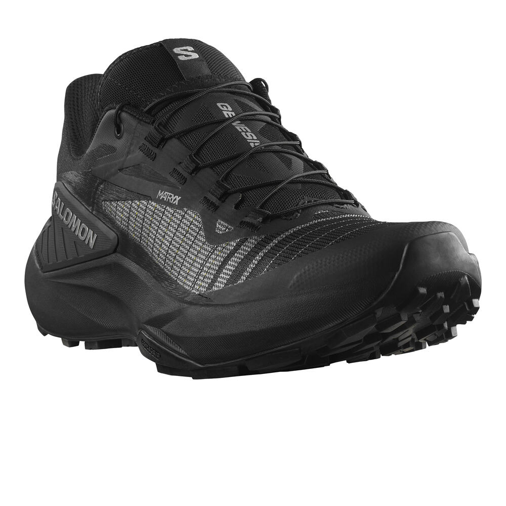 Salomon zapatillas trail hombre GENESIS NEGRO lateral interior