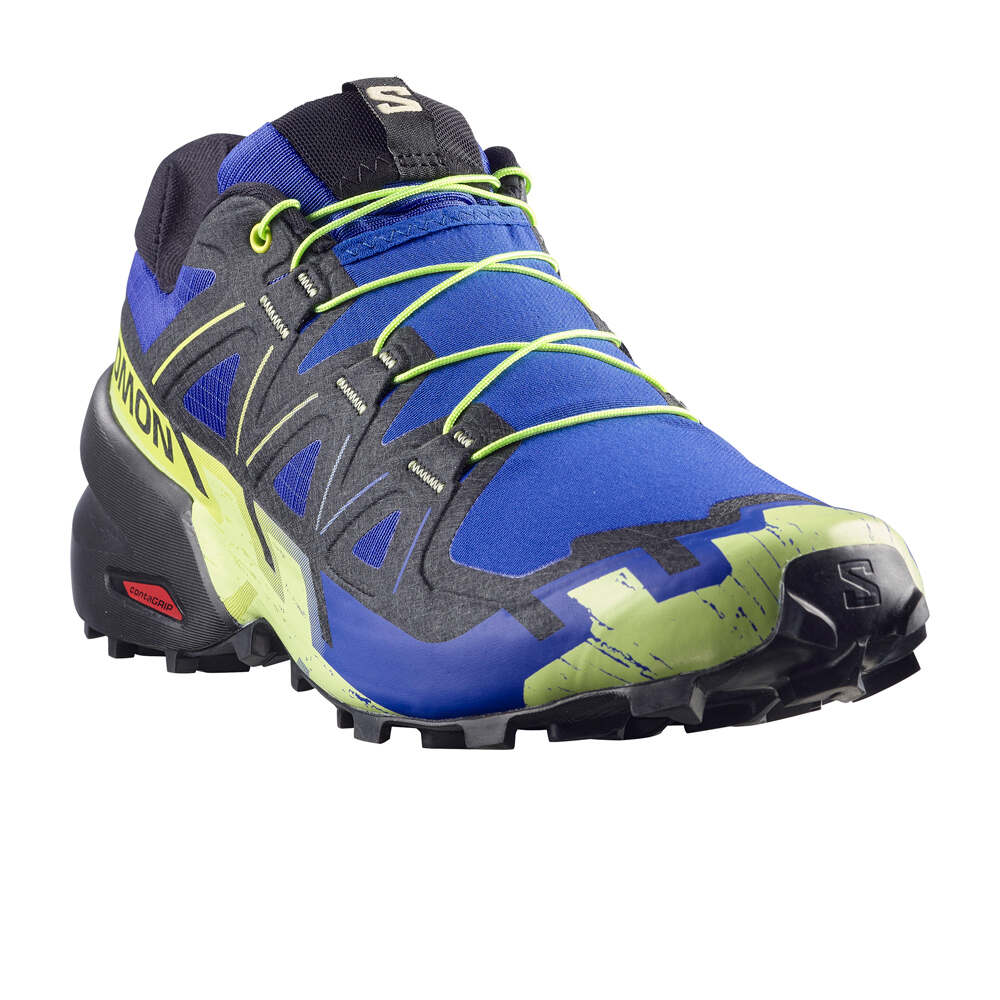 Salomon zapatillas trail hombre SPEEDCROSS 6 AZUL lateral interior
