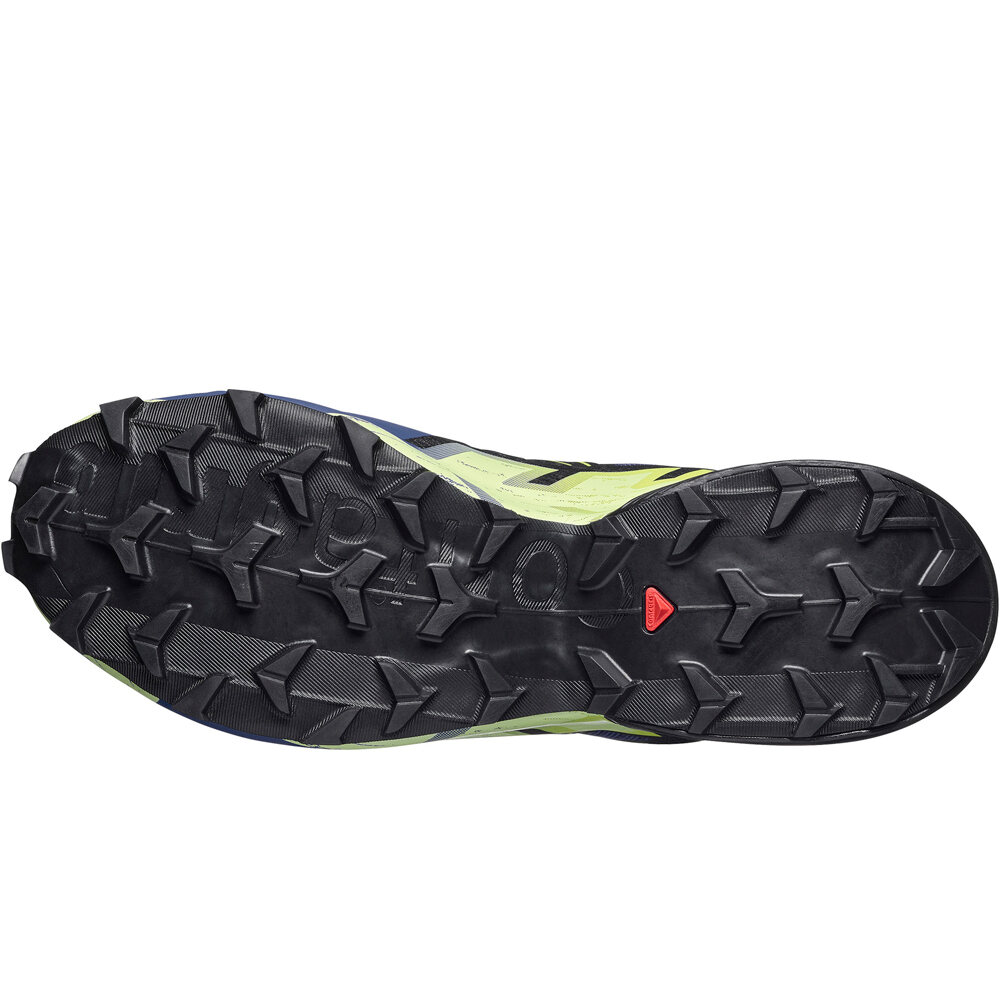 Salomon zapatillas trail hombre SPEEDCROSS 6 AZUL vista superior