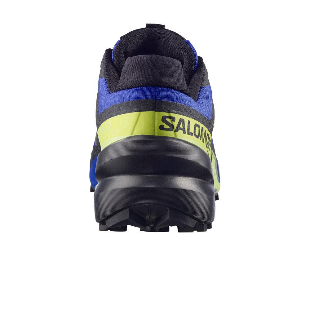 Salomon zapatillas trail hombre SPEEDCROSS 6 AZUL vista trasera