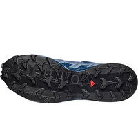 Salomon zapatillas trail hombre SPEEDCROSS 6 GORE-TEX AZUL vista superior
