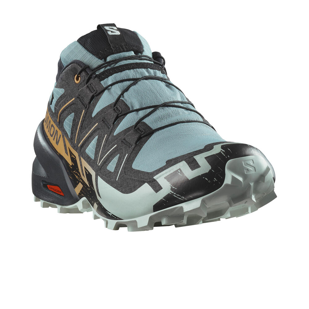 Salomon zapatillas trail hombre SPEEDCROSS 6 GORE-TEX GRIS lateral interior