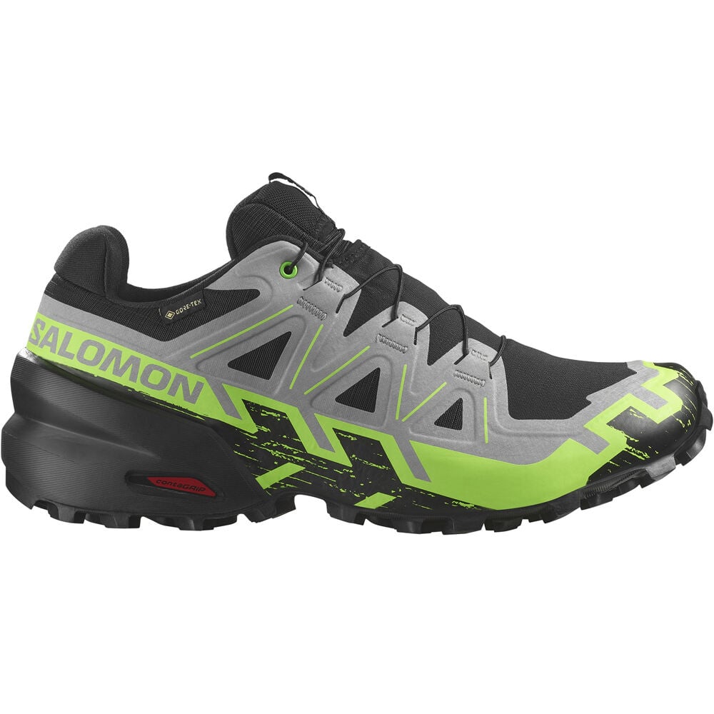 Salomon zapatillas trail hombre SPEEDCROSS 6 GORE-TEX NEGRO lateral exterior