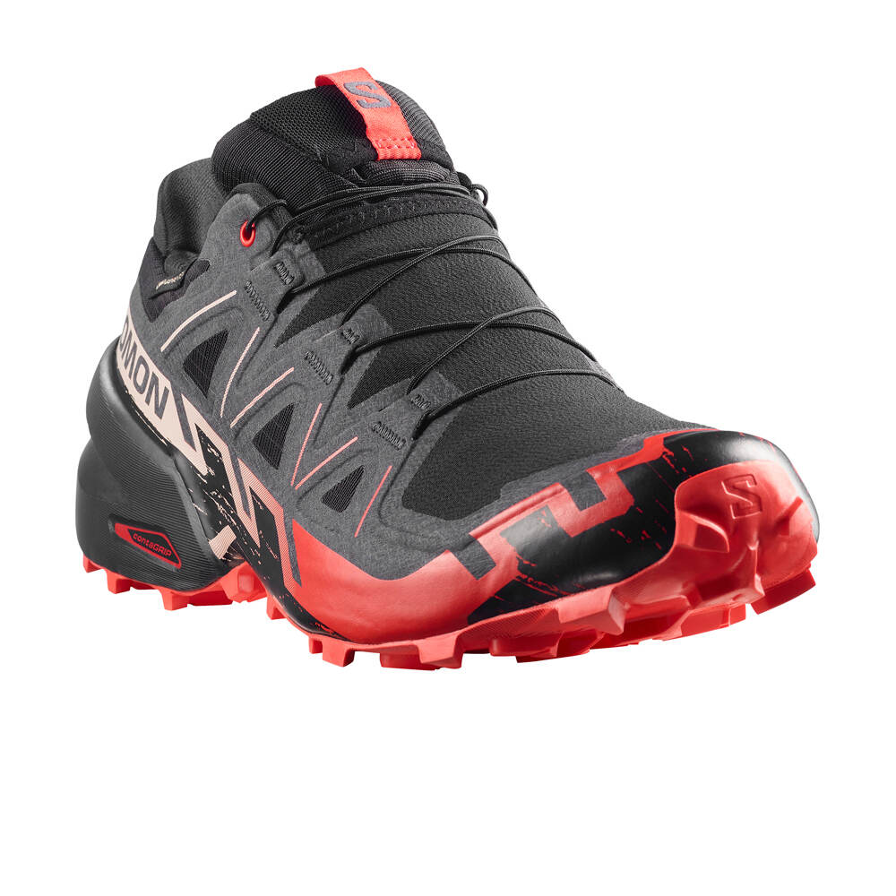 Salomon zapatillas trail hombre SPEEDCROSS 6 GORE-TEX NEGRO lateral interior