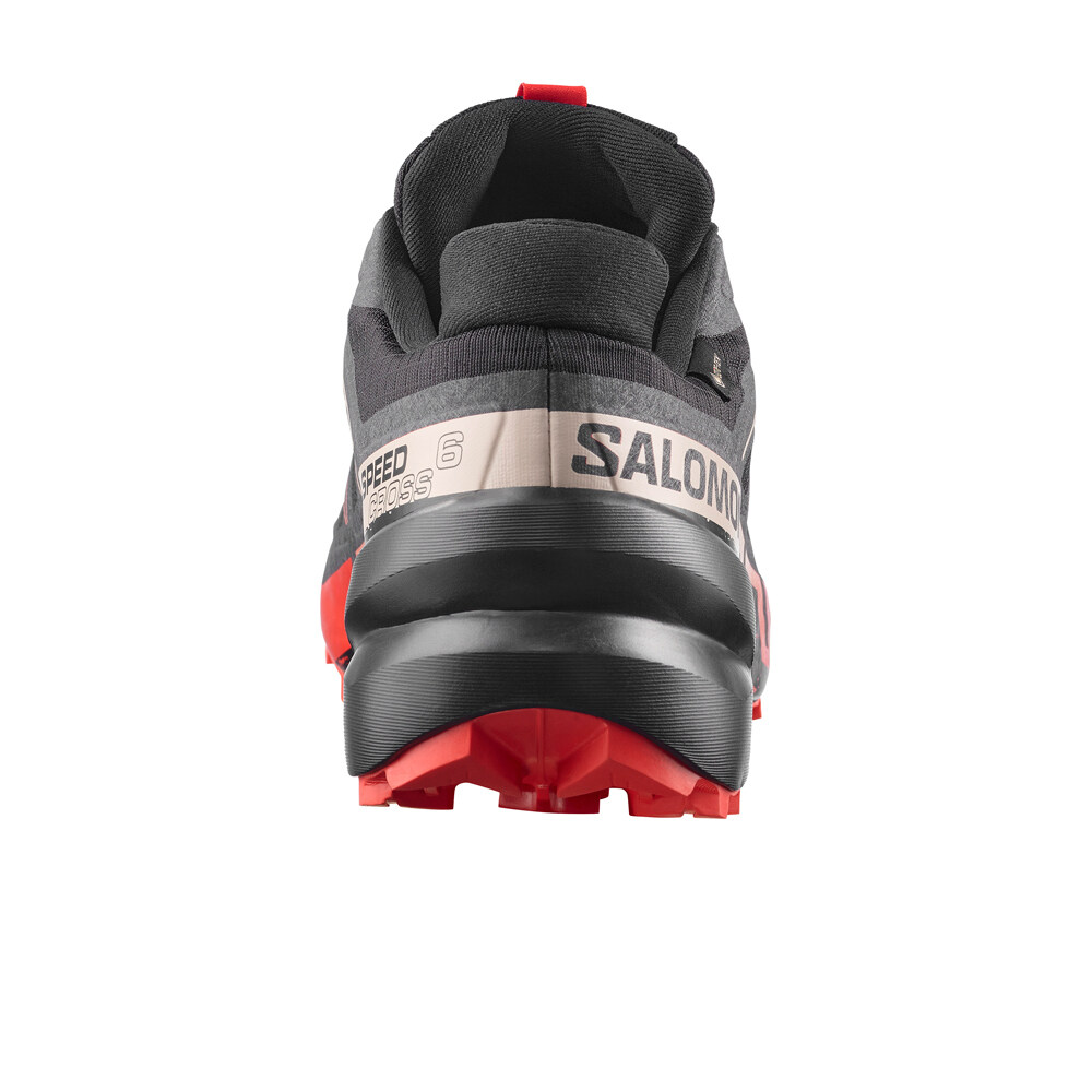 Salomon zapatillas trail hombre SPEEDCROSS 6 GORE-TEX NEGRO vista trasera