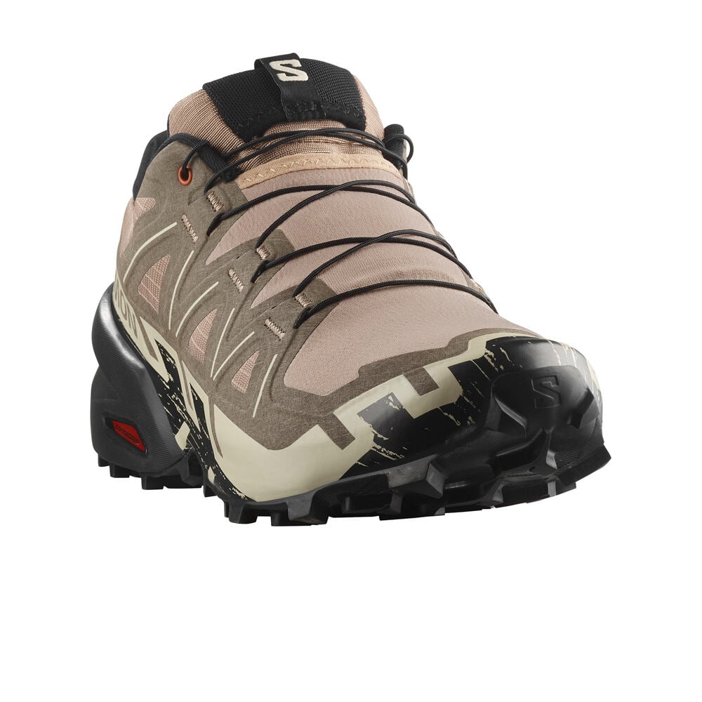 Salomon zapatillas trail hombre SPEEDCROSS 6 MARRON lateral interior