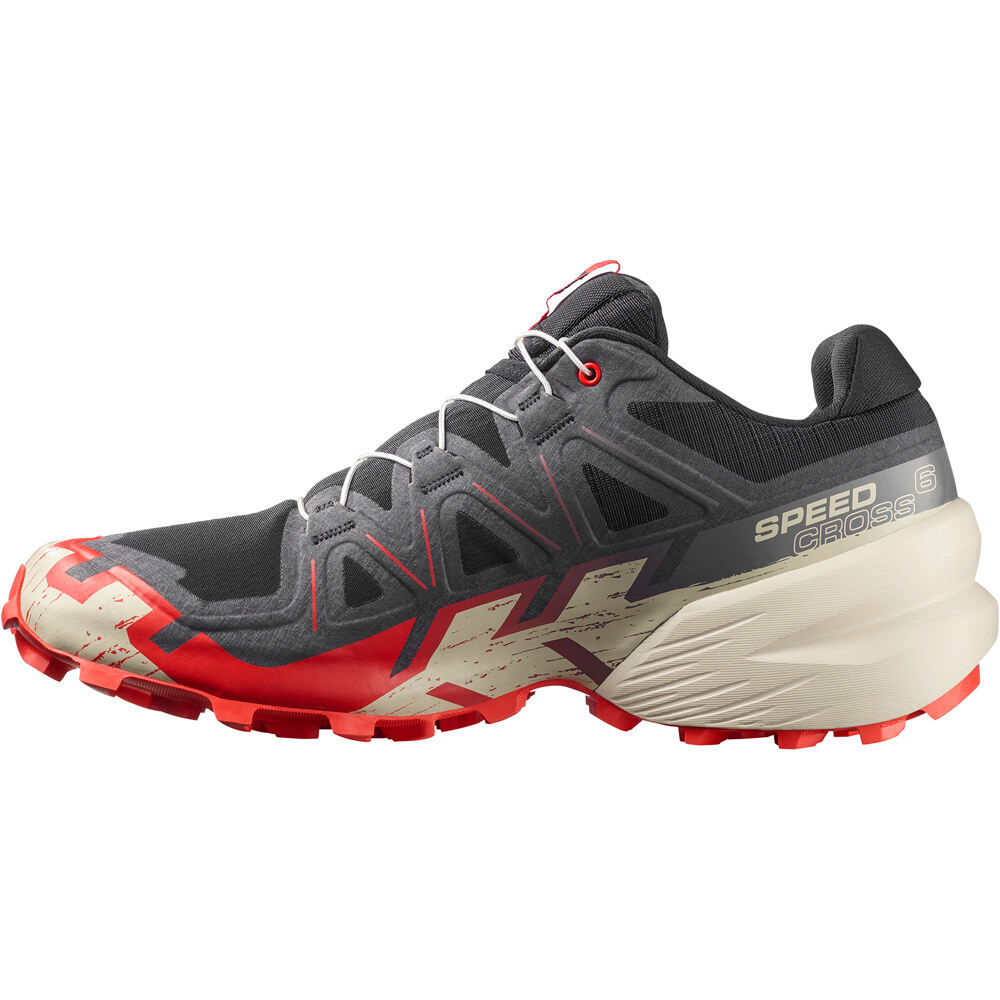 Salomon zapatillas trail hombre SPEEDCROSS 6 NEGRO puntera