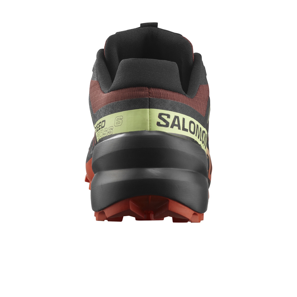Salomon zapatillas trail hombre SPEEDCROSS 6 NEGRO vista trasera