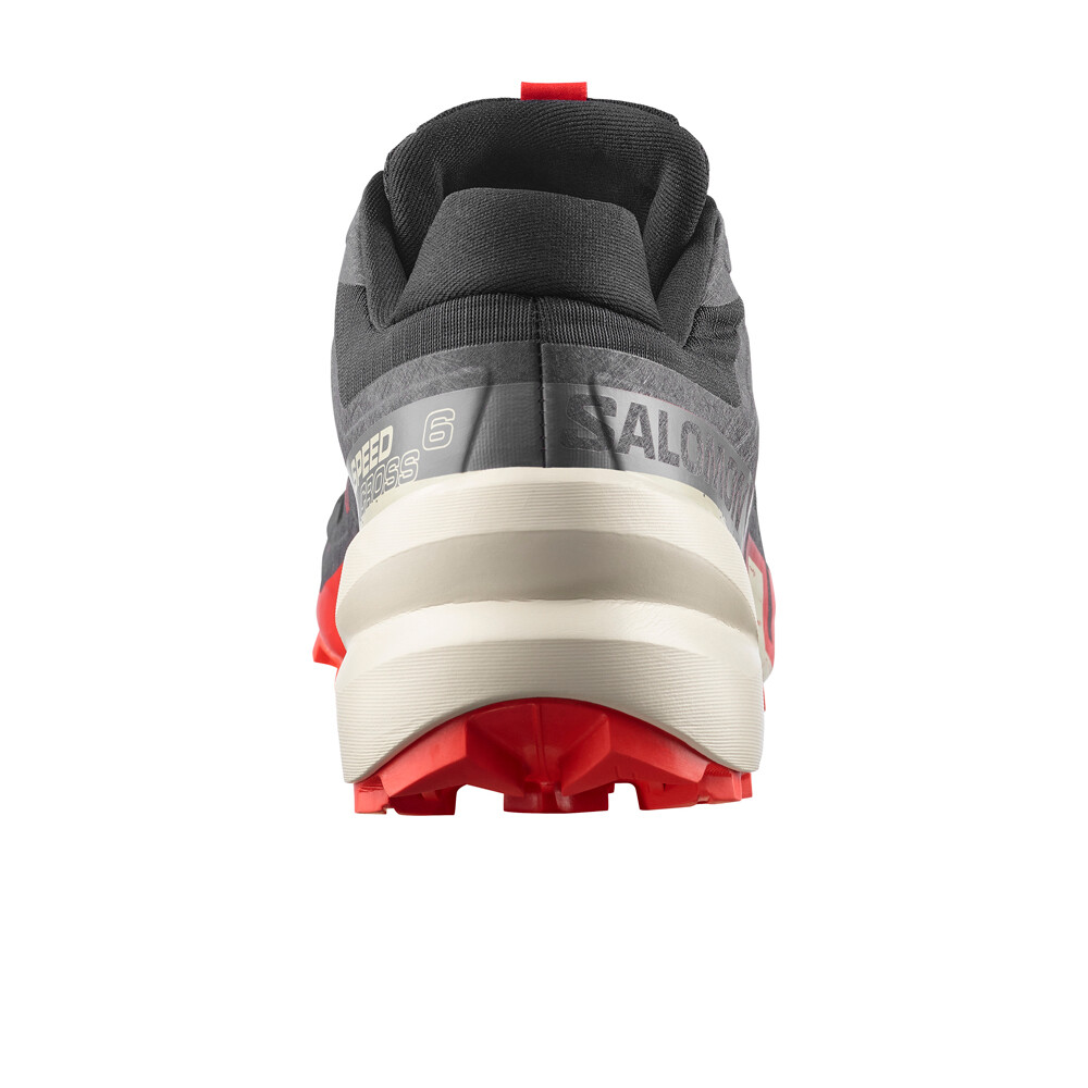 Salomon zapatillas trail hombre SPEEDCROSS 6 NEGRO vista trasera