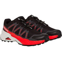 Salomon zapatillas trail hombre SPEEDCROSS PEAK NEGRO lateral interior