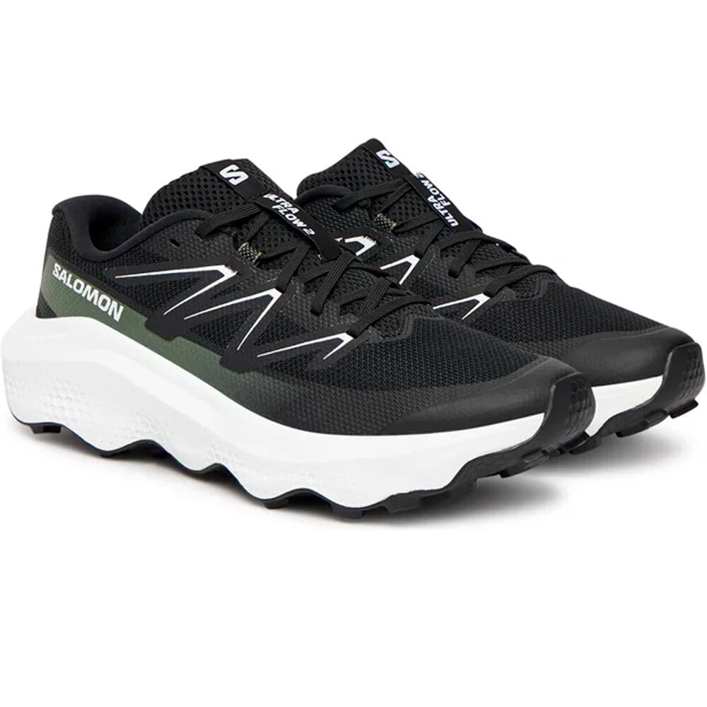 Salomon zapatillas trail hombre ULTRA FLOW 2 NEGRO lateral interior
