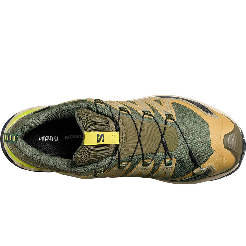 Salomon zapatillas trail hombre XA PRO 3D V9 GORE-TEX GRIS vista superior