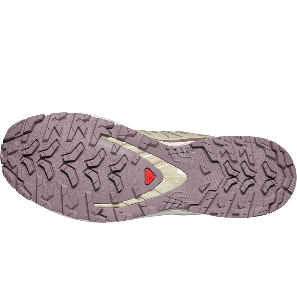 Salomon zapatillas trail hombre XA PRO 3D V9 LIFELONG VERDE vista trasera