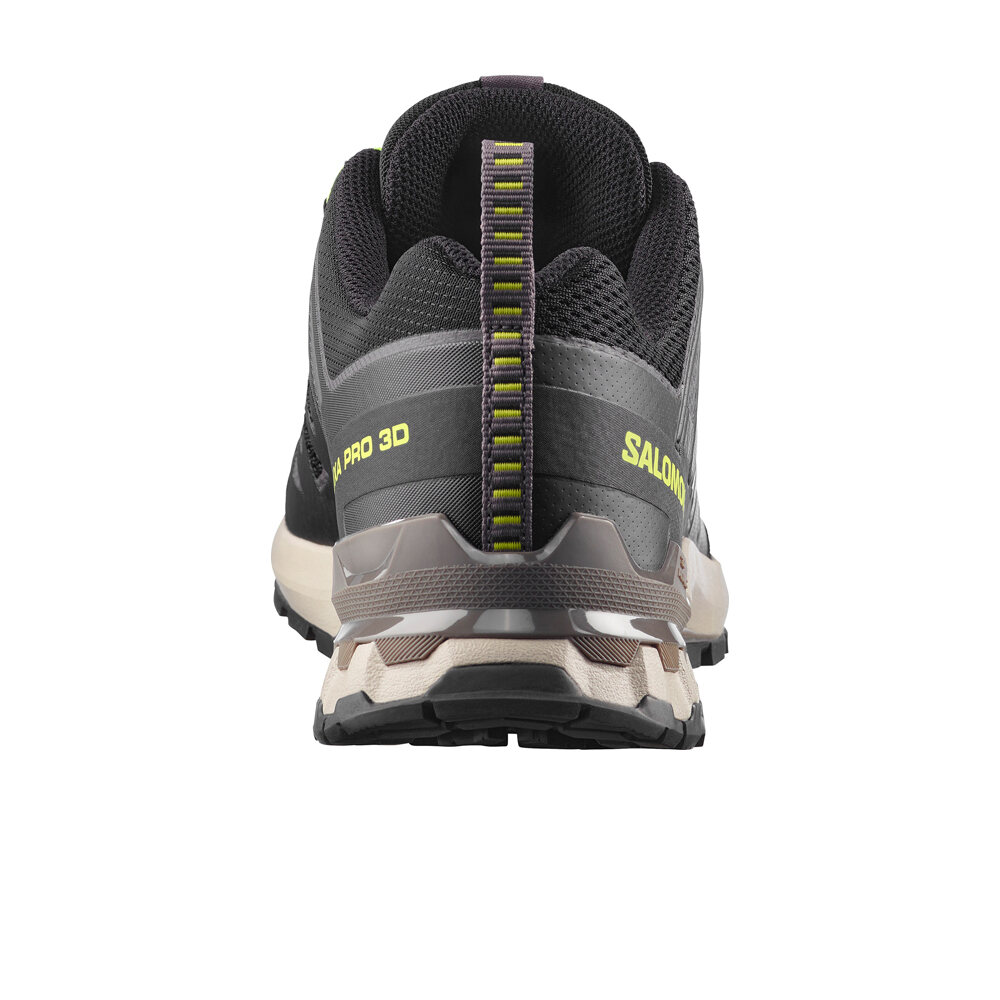 Salomon zapatillas trail hombre XA PRO 3D V9 NEGRO vista trasera