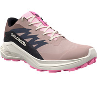 Salomon zapatillas trail mujer ALPHAGLIDE GORE-TEX MARRON lateral interior