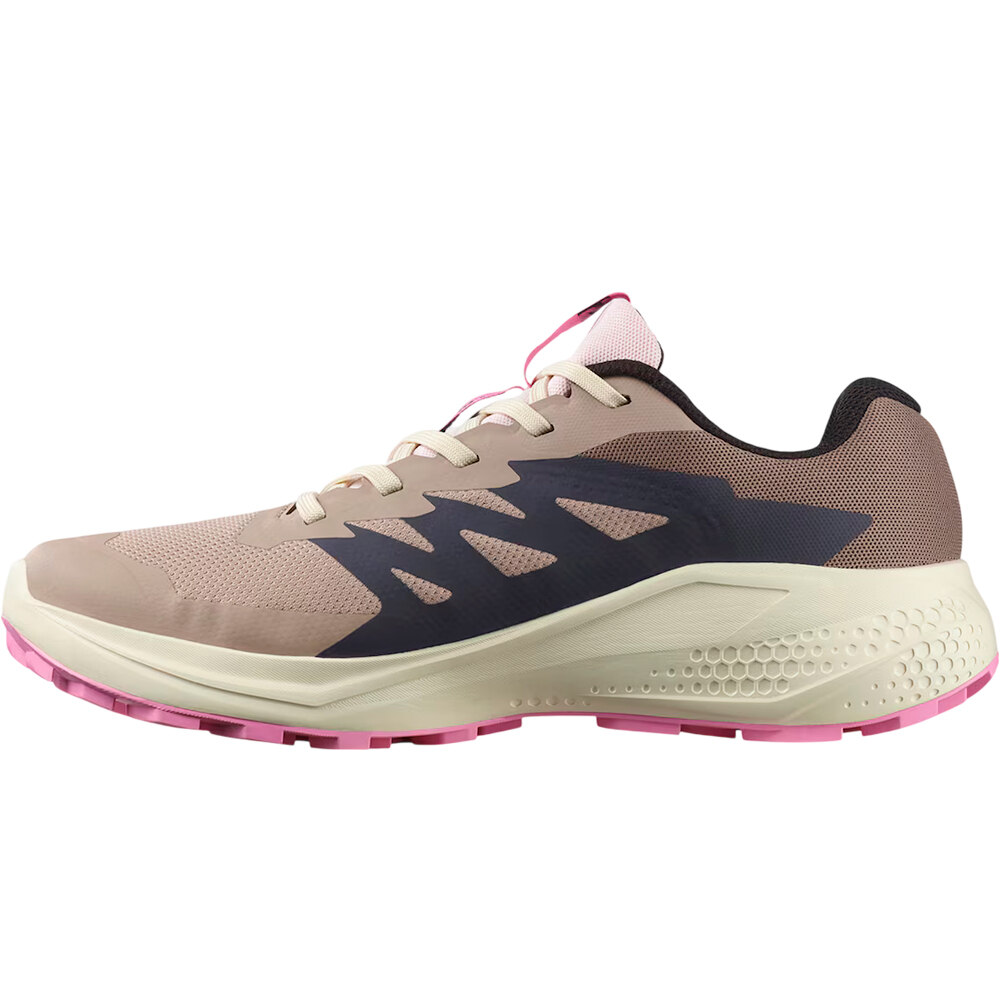 Salomon zapatillas trail mujer ALPHAGLIDE GORE-TEX MARRON puntera