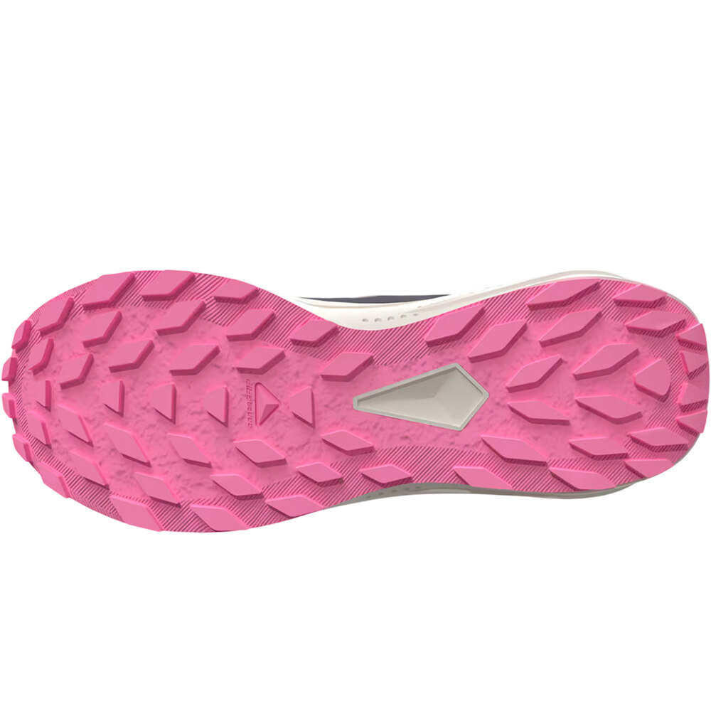 Salomon zapatillas trail mujer ALPHAGLIDE GORE-TEX MARRON vista superior