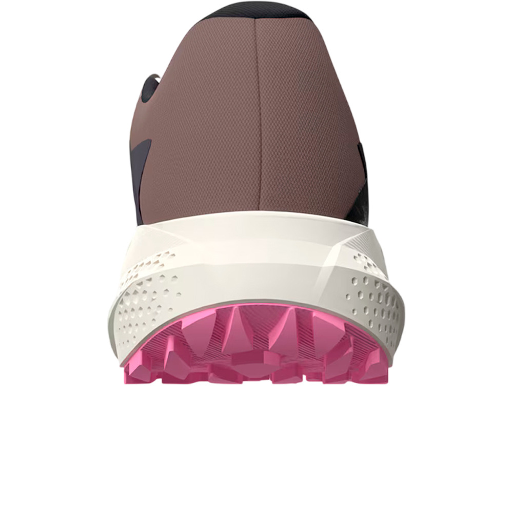 Salomon zapatillas trail mujer ALPHAGLIDE GORE-TEX MARRON vista trasera
