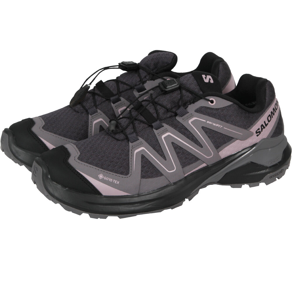 Salomon zapatillas trail mujer EXAPRIME GORE-TEX NEGRO lateral interior