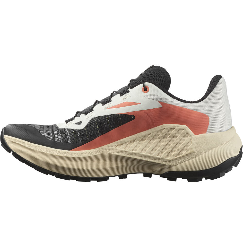 Salomon zapatillas trail mujer GENESIS NARANJA lateral interior