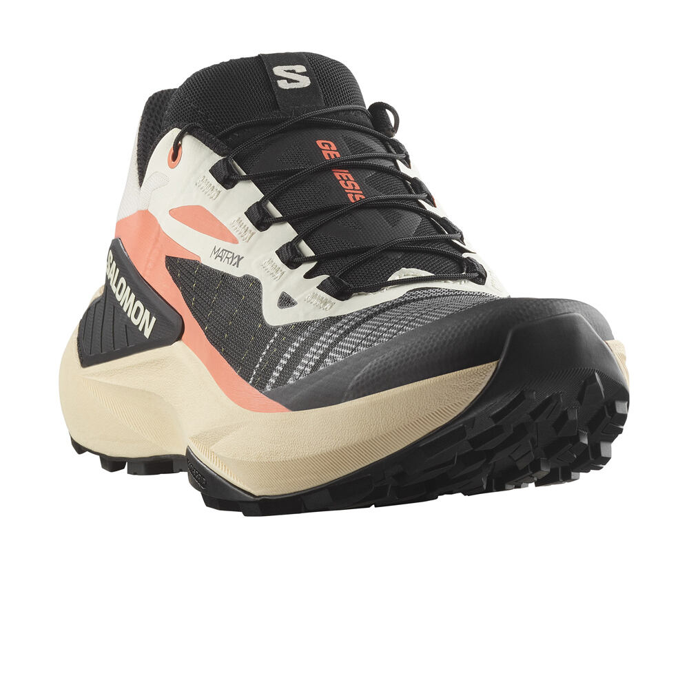 Salomon zapatillas trail mujer GENESIS NARANJA puntera