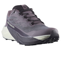 Salomon zapatillas trail mujer PULSAR GRIS lateral interior