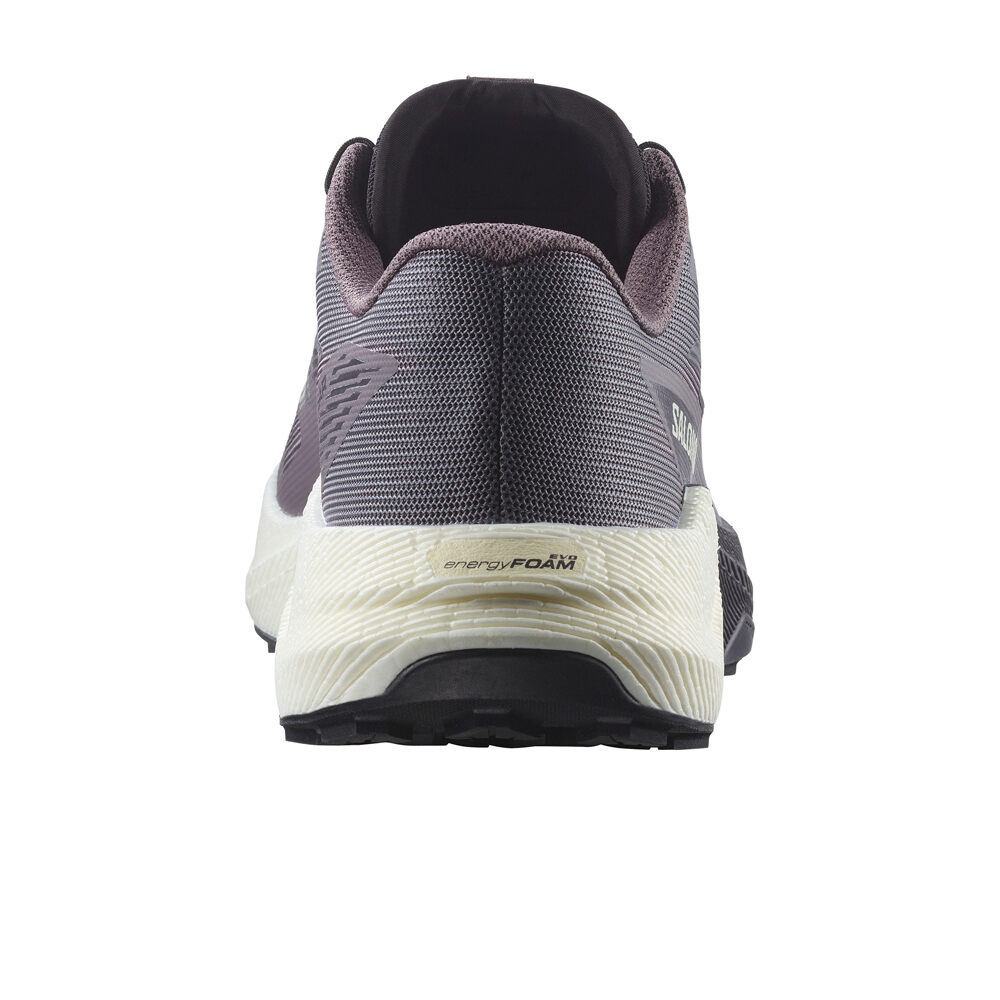 Salomon zapatillas trail mujer PULSAR GRIS vista trasera