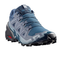Salomon zapatillas trail mujer SPEEDCROSS 6 AZUL lateral interior
