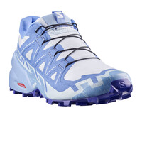 Salomon zapatillas trail mujer SPEEDCROSS 6 AZUL lateral interior