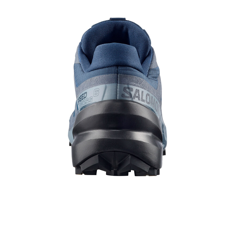 Salomon zapatillas trail mujer SPEEDCROSS 6 AZUL vista trasera
