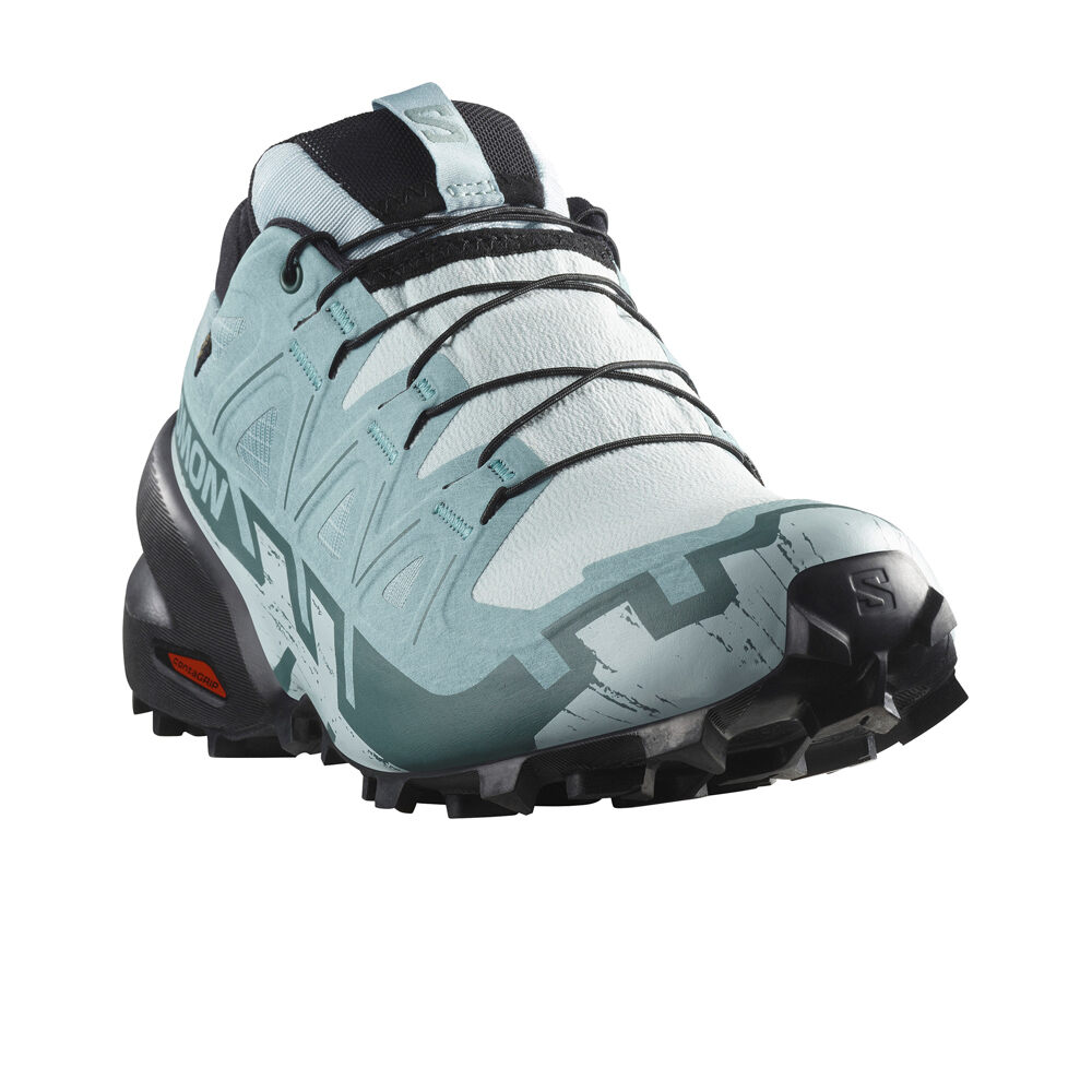 Salomon zapatillas trail mujer SPEEDCROSS 6 GORE-TEX AZUL lateral interior