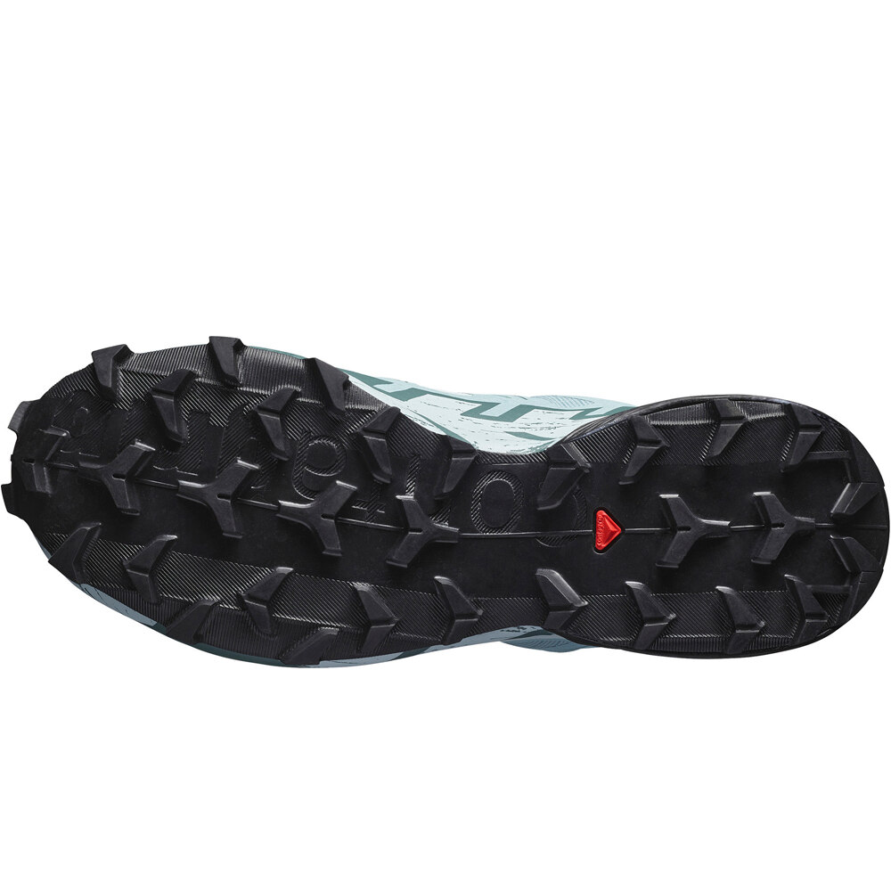 Salomon zapatillas trail mujer SPEEDCROSS 6 GORE-TEX AZUL vista superior