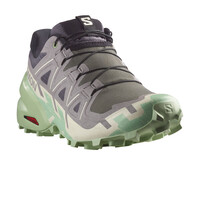 Salomon zapatillas trail mujer SPEEDCROSS 6 GRIS lateral interior
