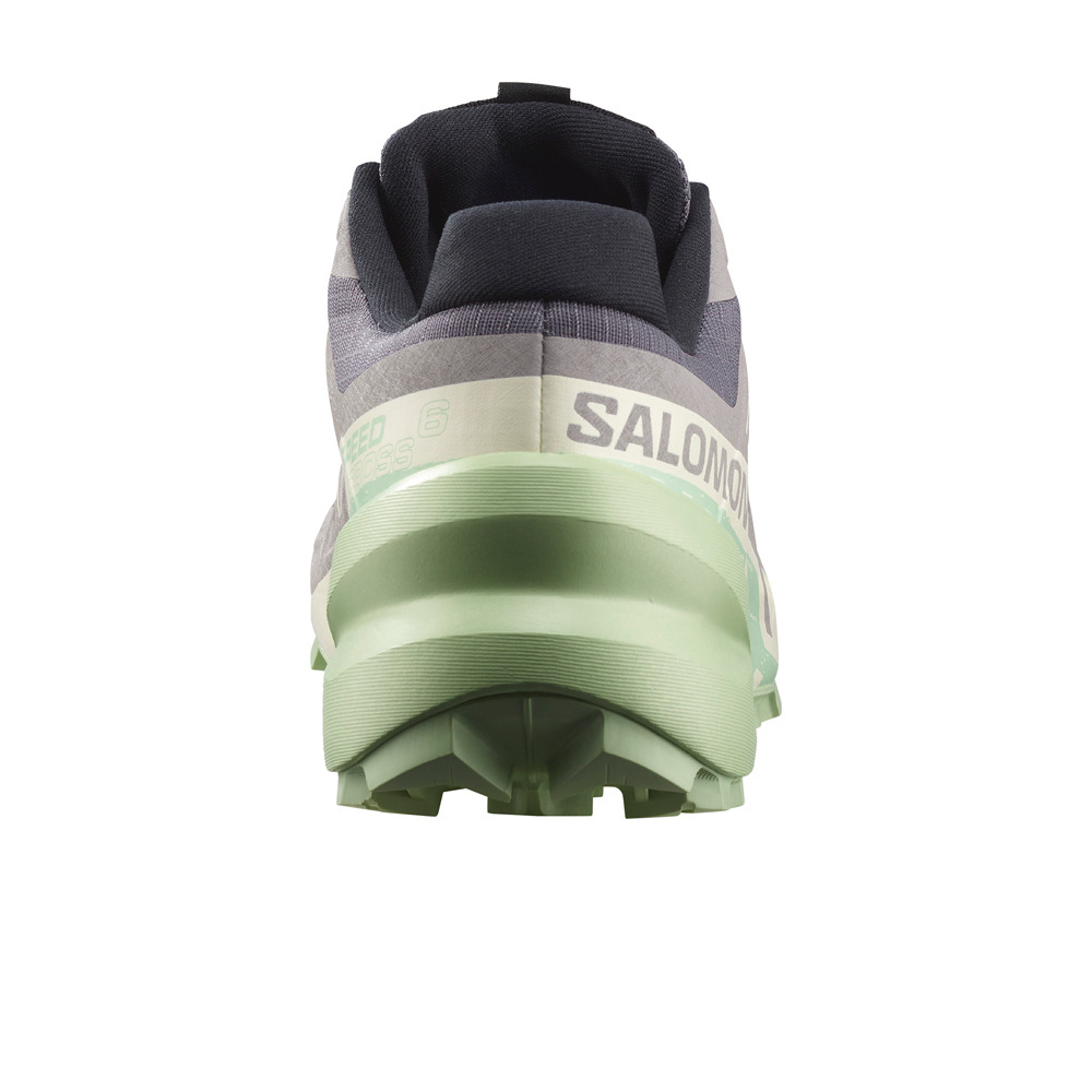 Salomon zapatillas trail mujer SPEEDCROSS 6 GRIS vista superior
