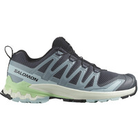Salomon zapatillas trail mujer XA PRO 3D V9 AZUL lateral exterior