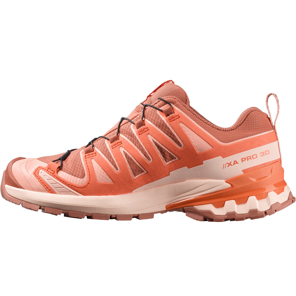 Salomon zapatillas trail mujer XA PRO 3D V9 GORE-TEX MARRON puntera