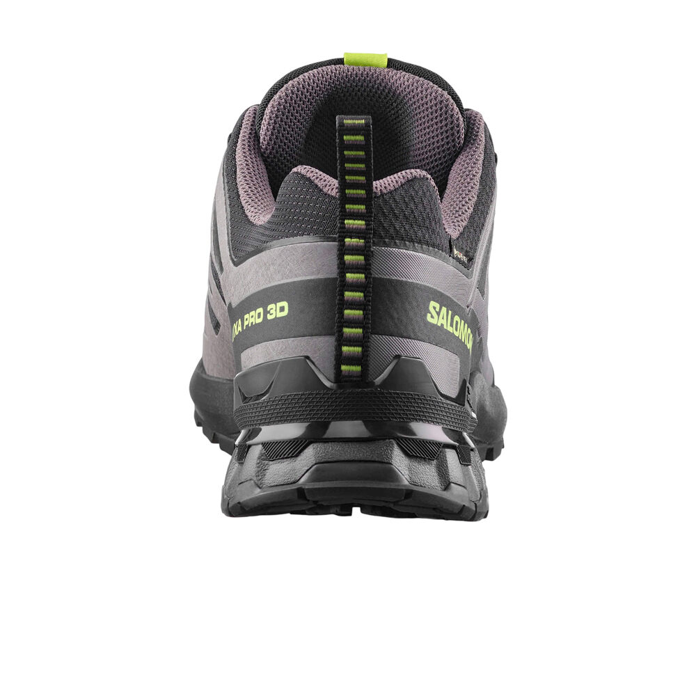 Salomon zapatillas trail mujer XA PRO 3D V9 GORE-TEX NEGRO vista trasera