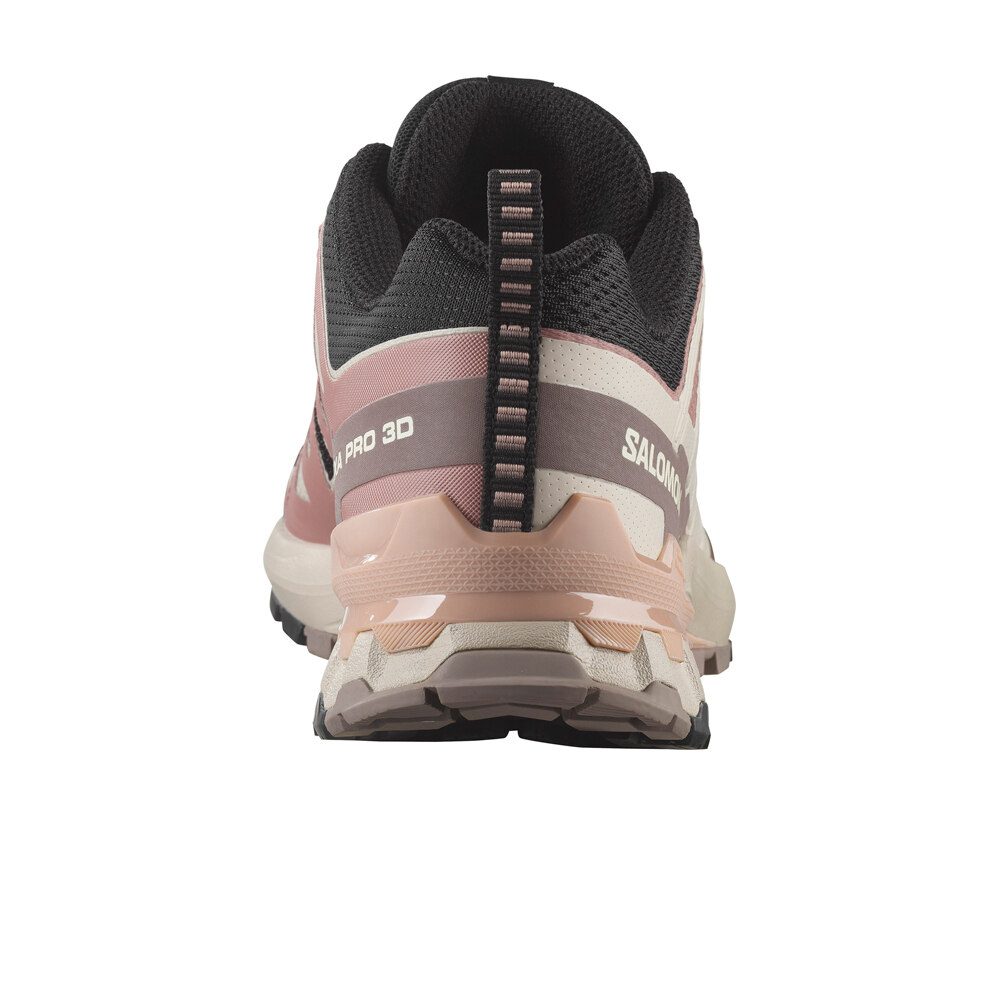 Salomon zapatillas trail mujer XA PRO 3D V9 MARRON vista trasera