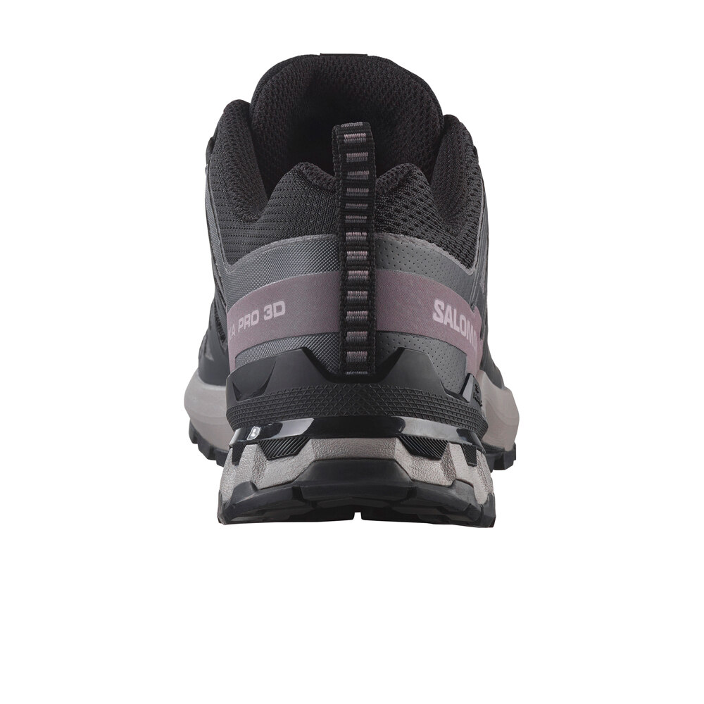 Salomon zapatillas trail mujer XA PRO 3D V9 NEGRO vista trasera