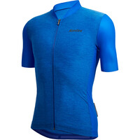 Santini maillot manga corta hombre COLORE PURO AZUL vista detalle