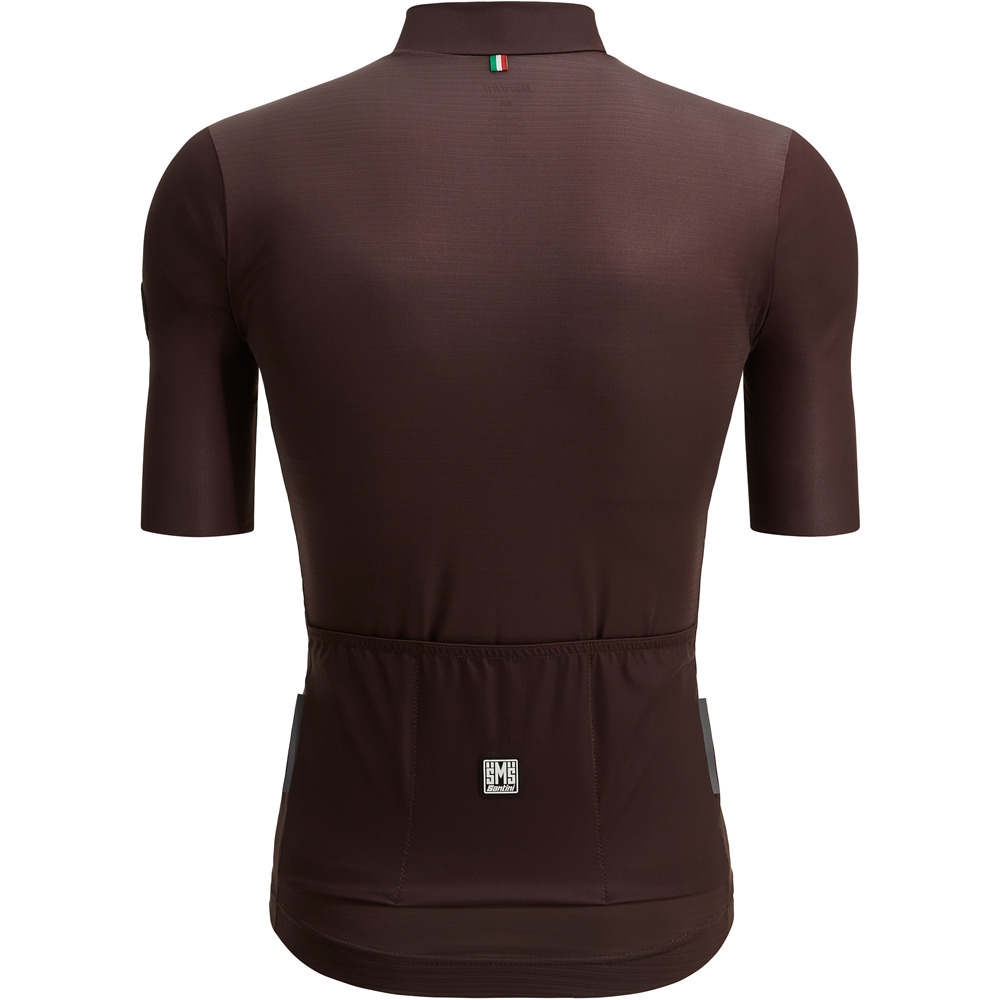 Santini maillot manga corta hombre GLORY DAY GRIS vista trasera