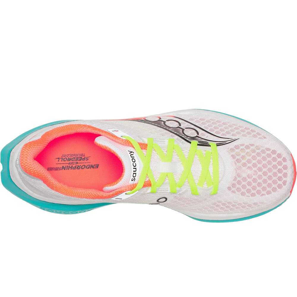 Saucony zapatilla running hombre ENDORPHIN SPEED 5 BLANCO 05